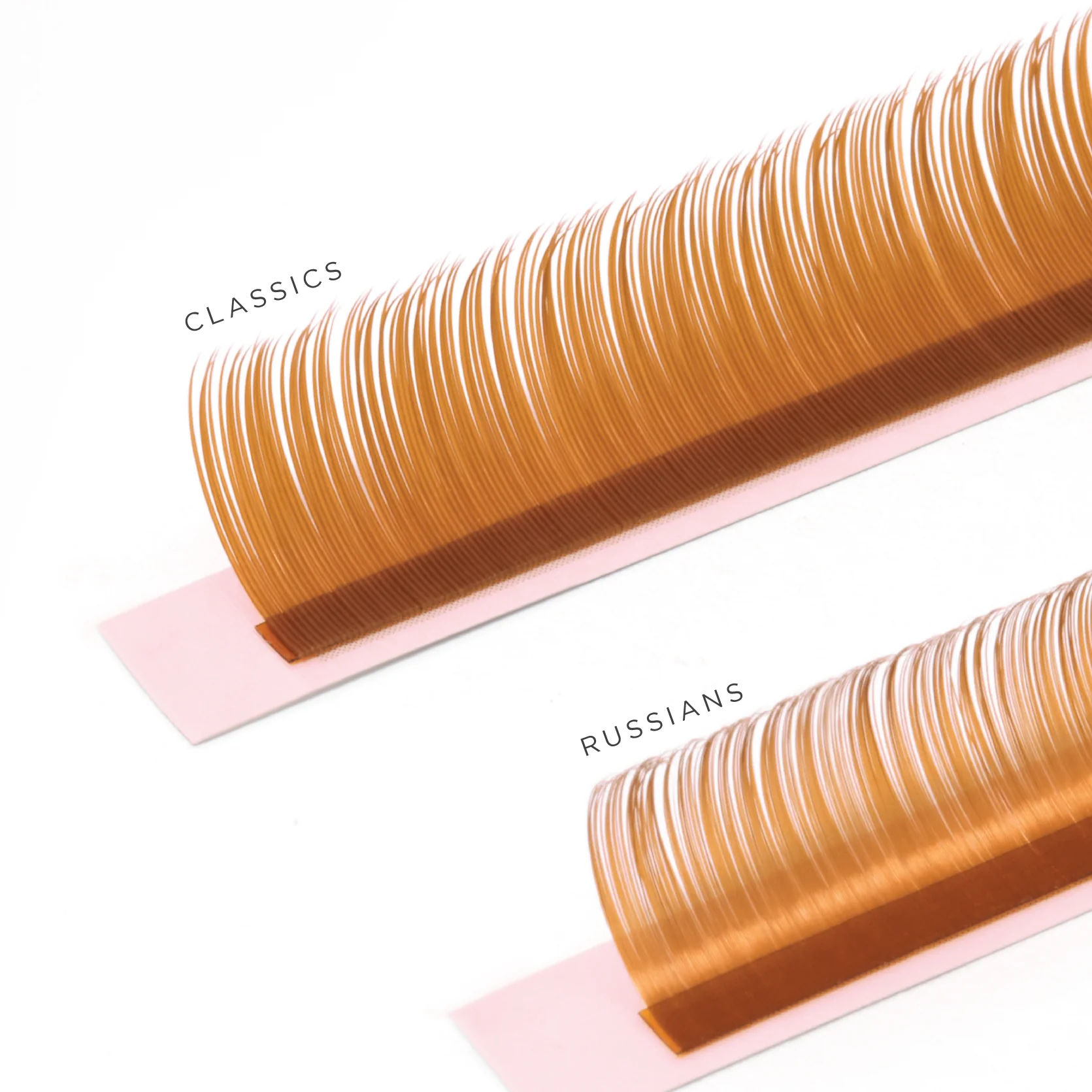 Light Brown Mixed Lashes - Image 3