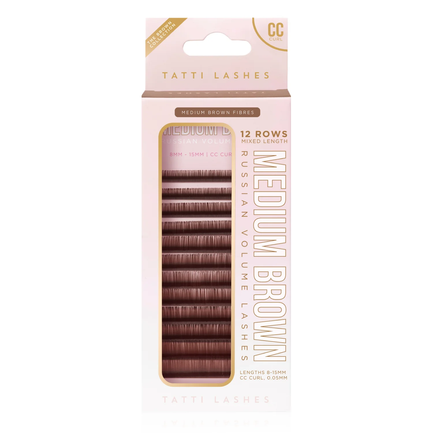 Medium Brown Mixed Lashes